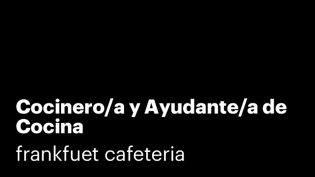 Cocinero/a y Ayudante/a de Cocina