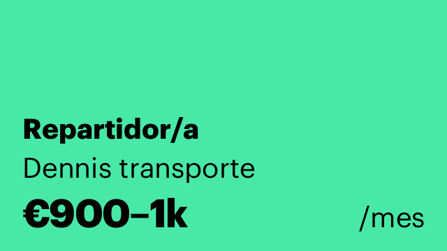 Repartidor/a