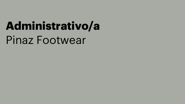 Administrativo/a