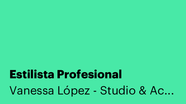 Estilista Profesional