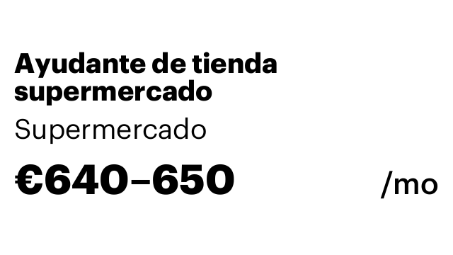 Ayudante de tienda supermercado