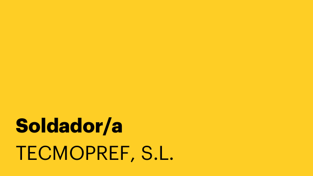 Soldador/a