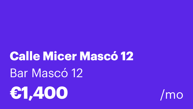 Calle Micer Mascó 12