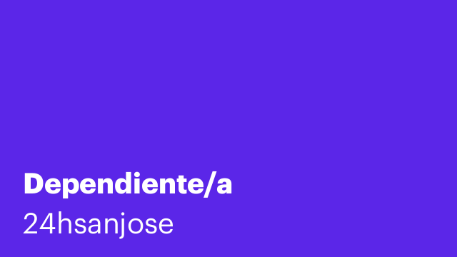 Dependiente/a