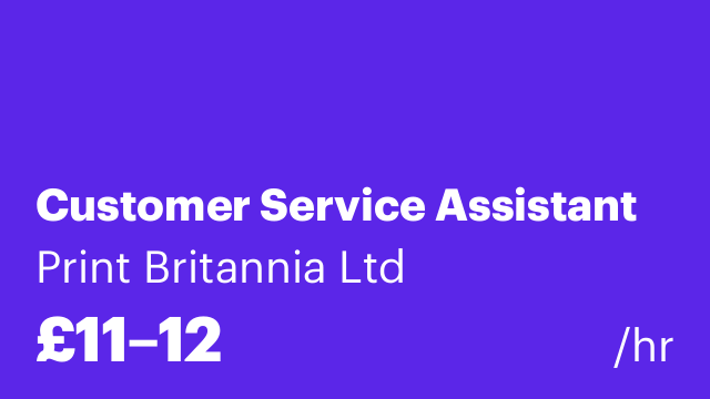 Customer Service Assistant
