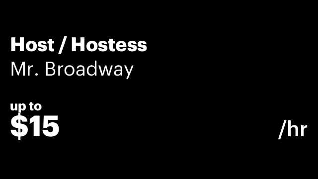Host / Hostess