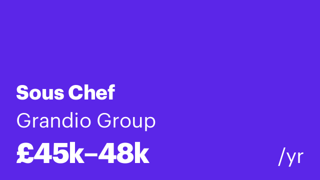 Sous Chef