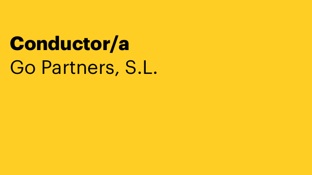 Conductor/a