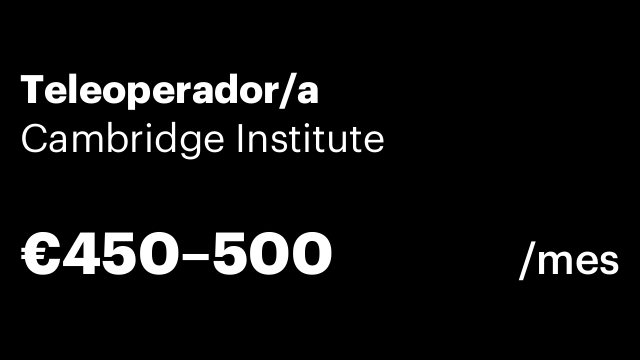 Teleoperador/a