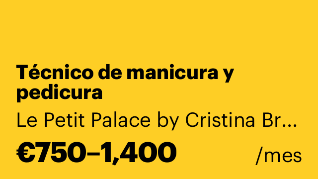 Técnico de manicura y pedicura