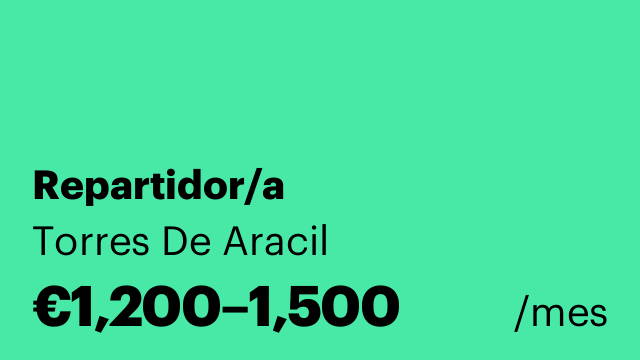 Repartidor/a