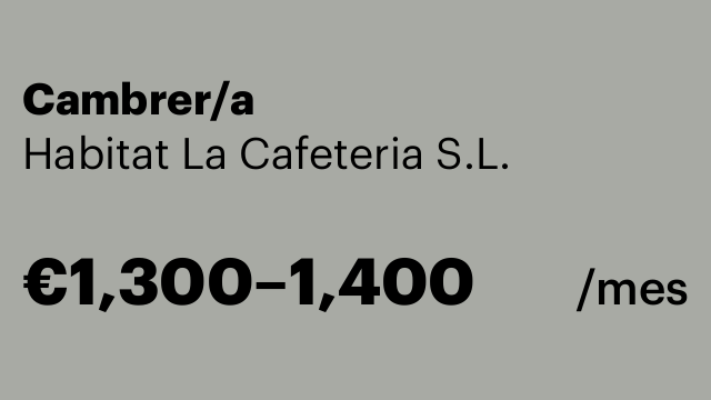 Cambrer/a