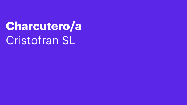 Charcutero/a