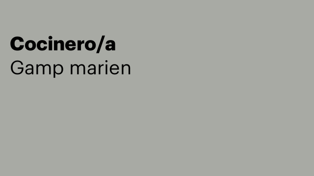 Cocinero/a