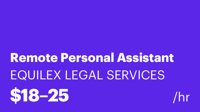 Remote Personal Assistant