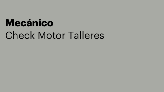 Mecánico