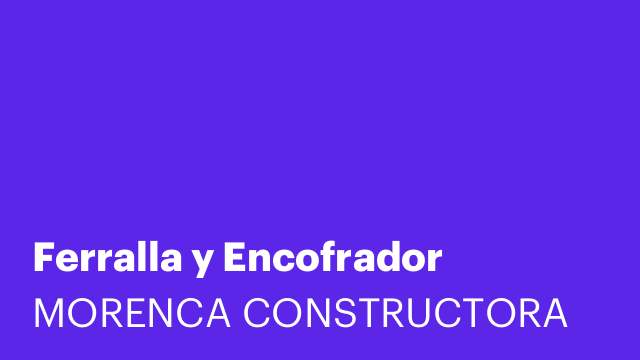 Ferralla y Encofrador