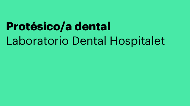 Protésico/a dental