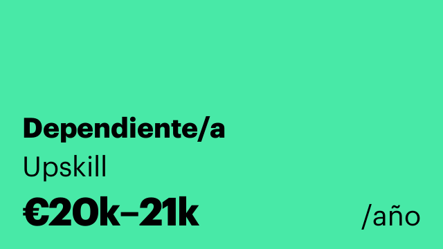 Dependiente/a