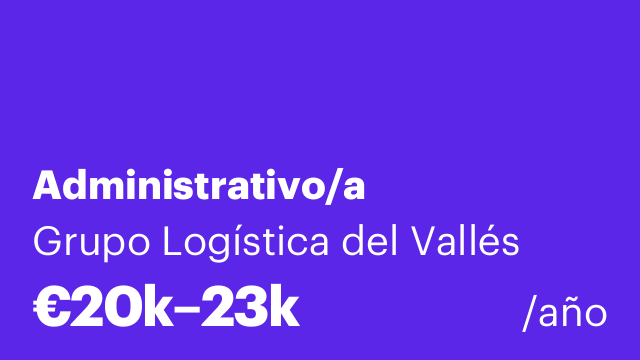 Administrativo/a