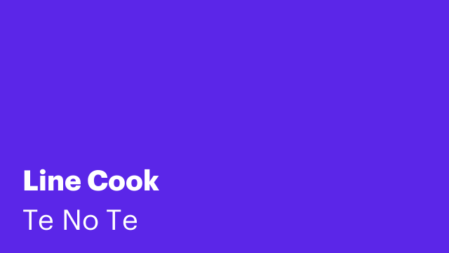 Line Cook