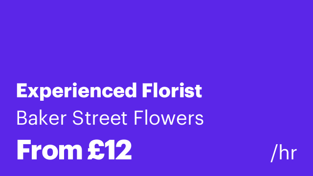 Experienced Florist