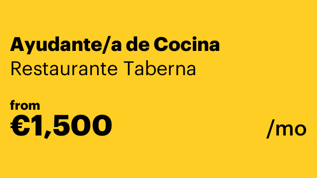 Ayudante/a de Cocina