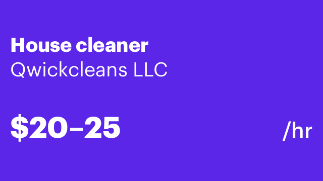House cleaner