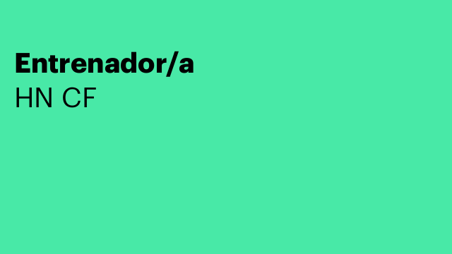 Entrenador/a