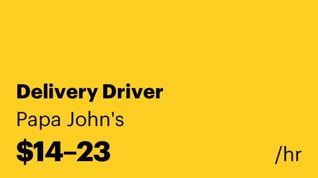 Delivery Driver