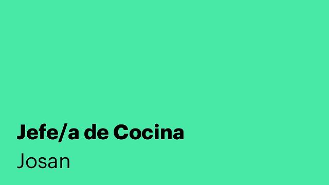 Jefe/a de Cocina