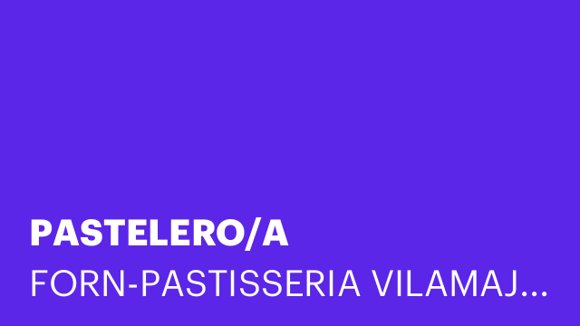 PASTELERO/A