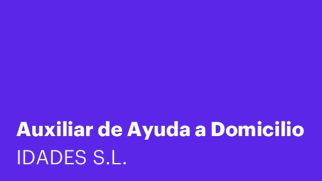 Auxiliar de Ayuda a Domicilio