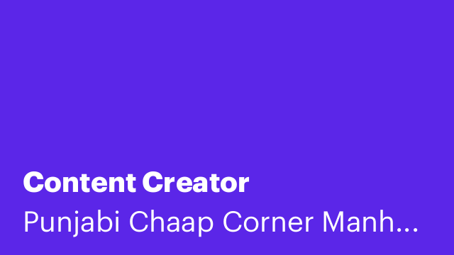 Content Creator