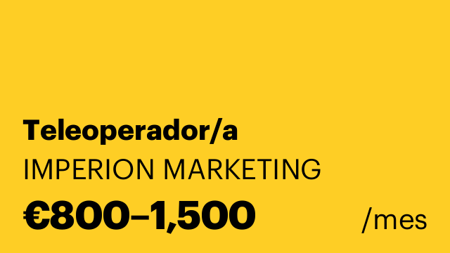 Teleoperador/a