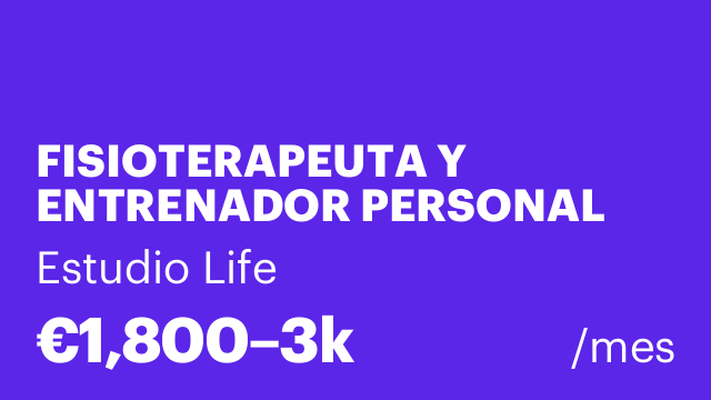 FISIOTERAPEUTA Y ENTRENADOR PERSONAL