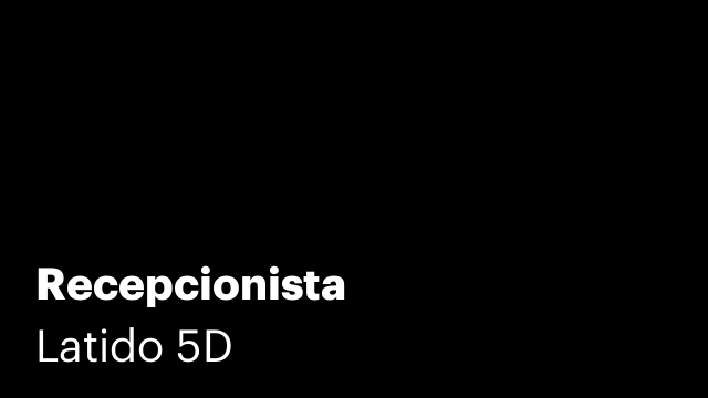Recepcionista