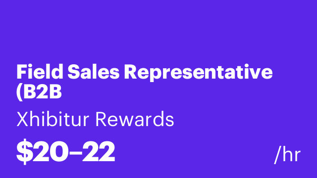 Field Sales Representative (B2B