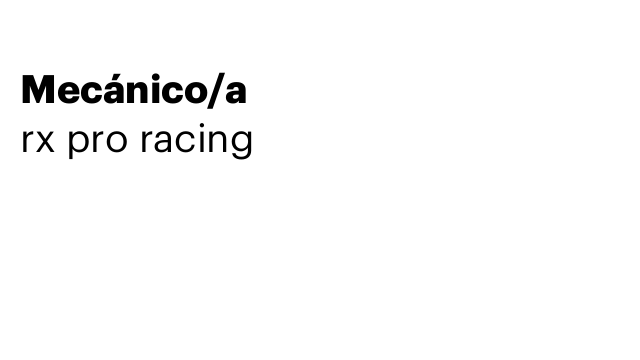 Mecánico/a