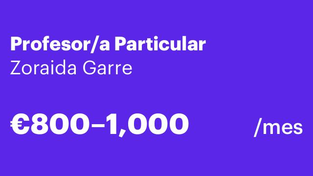 Profesor/a Particular
