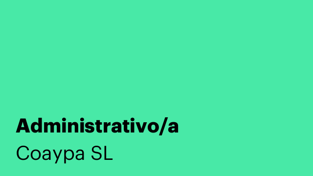 Administrativo/a