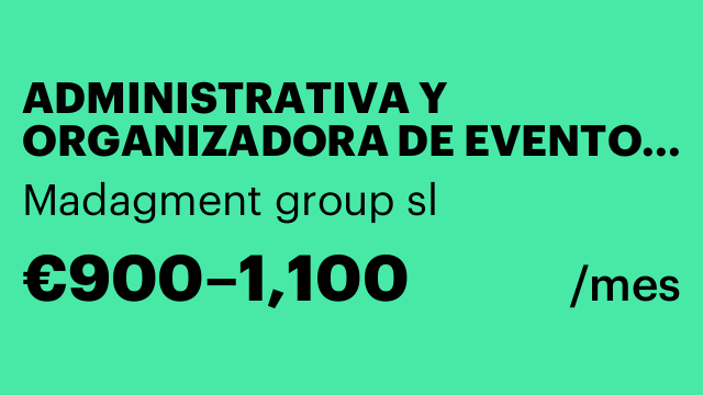 ADMINISTRATIVA Y ORGANIZADORA DE EVENTOS DEPORTIVOS