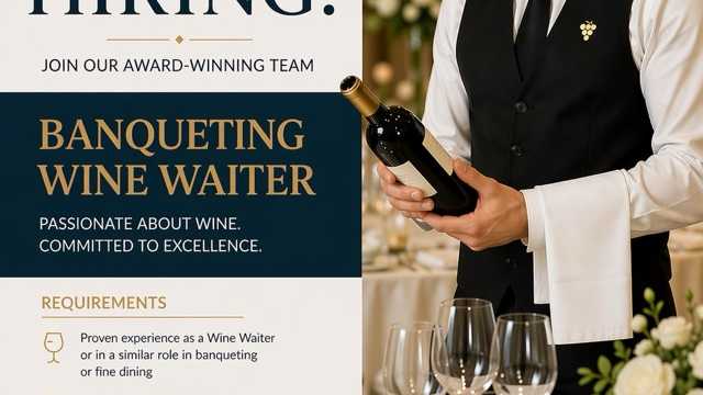Wine Waiter/Waitress / Banqueting Staff