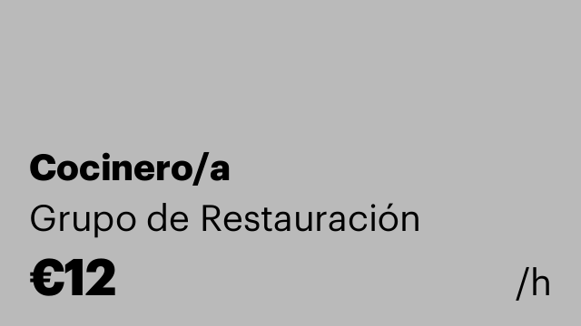 Cocinero/a
