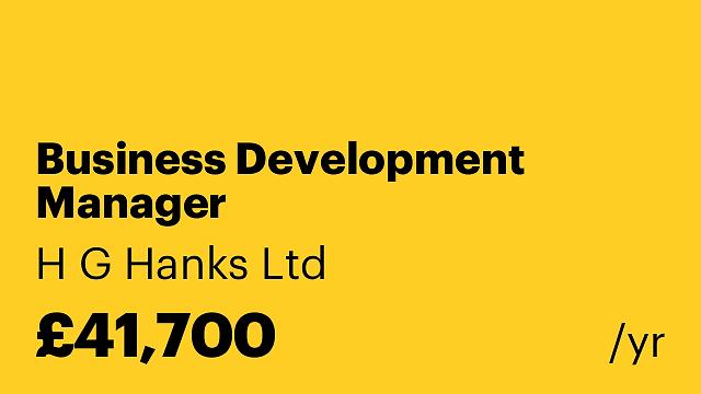 Business Development Manager