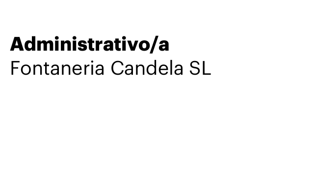 Administrativo/a