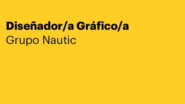 Diseñador/a Gráfico/a