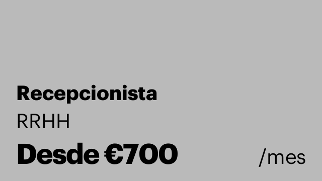 Recepcionista