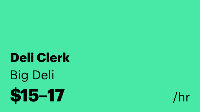 Deli Clerk