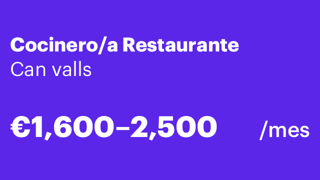Cocinero/a Restaurante